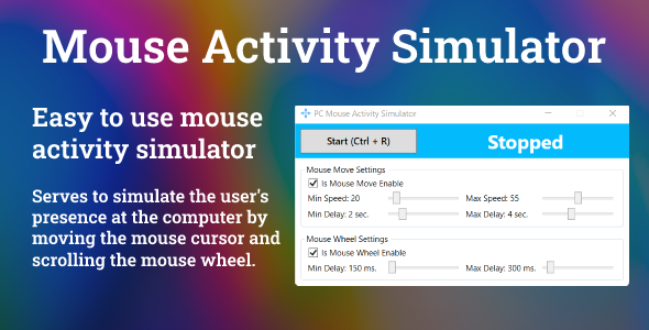 Simulador de atividade do mouse