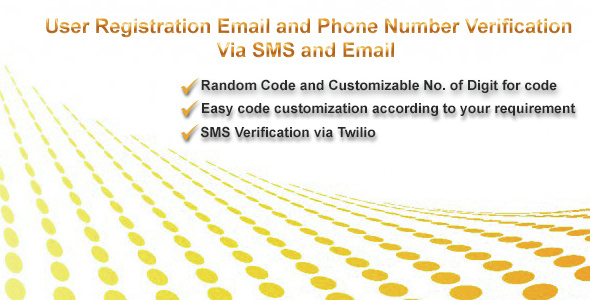 Registro do usuário com e -mail e verificação do número de telefone