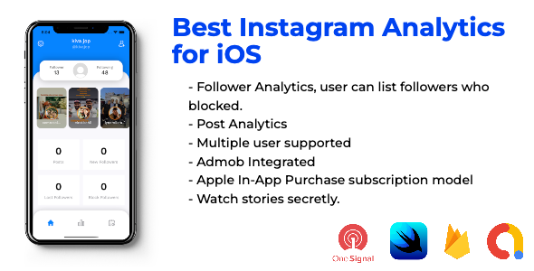 Sollower Analytics para Instagram, iOS