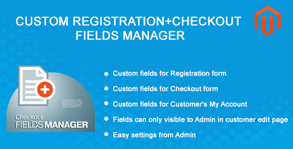Registro personalizado+Campos de check -out Magento Extensão Magento