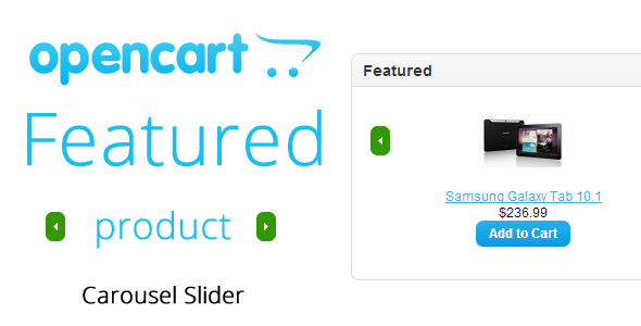 OpenCart: Produtos Slider Carrossel
