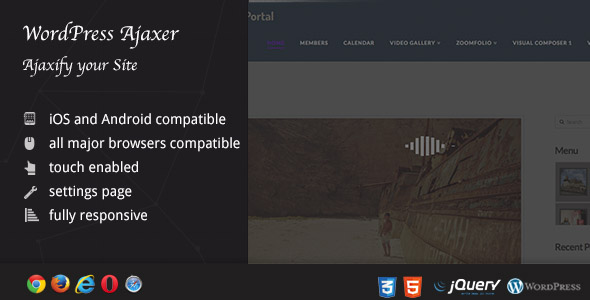 Ajaxer – Ajaxify Your WordPress e comentários