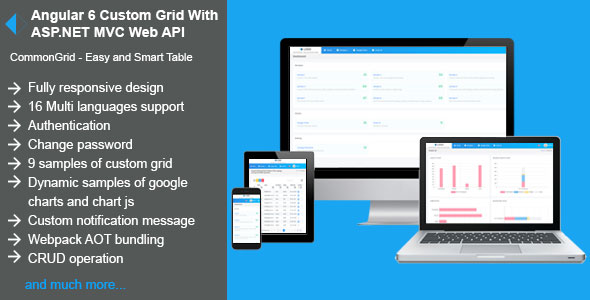 Combo – Angular 6 e MVC Ajaxify Custom Grid