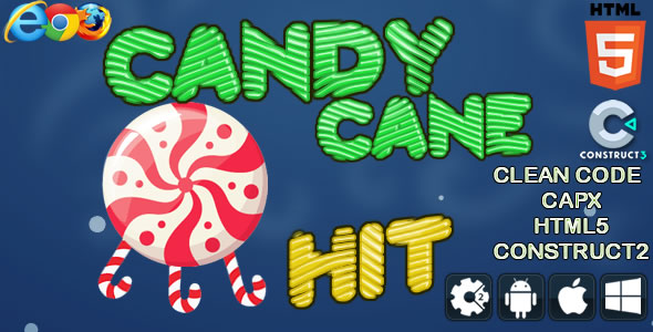 Candy Cane Hit – HTML5 Game