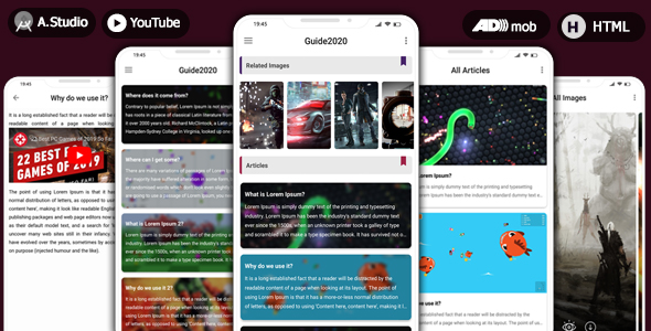 Gold Guide 2021 – Offline – Design de Material e Admob – GDPR