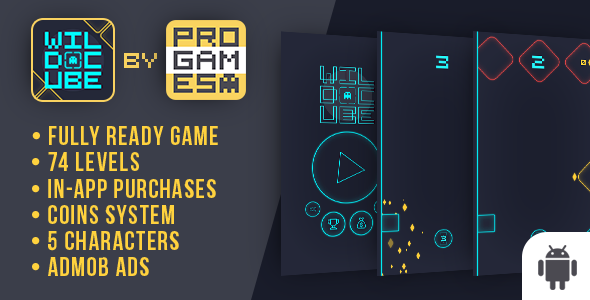 Wild Cube – Android Game – Fácil de Rescine + Admob