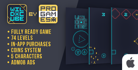 Wild Cube – Game IOS – Fácil de Rescine + Admob