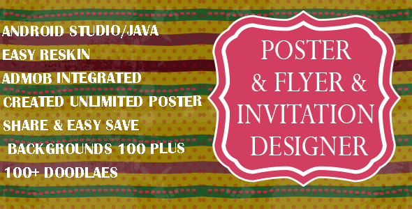 Fabricante de pôsteres: folhetos, convite, design de banner