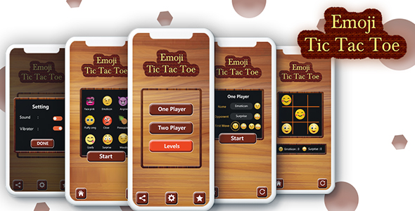 Tic tac Toe para emoji – App + AdMob + Integração do Facebook