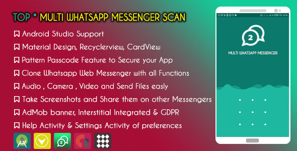 Top Multi WhatsApp Messenger Scan – Admob & GDPR