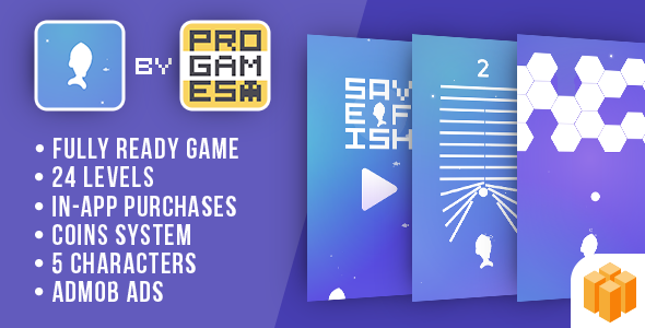 Save Fish (Rise Up) – BuildBox – Android Game