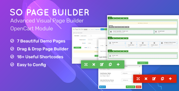 SO BUILDADOR DE PAGE – RESPONDIVO OPENCART 4.0.X, 3.0.X & OpeNCART 2.x Page Builder Module