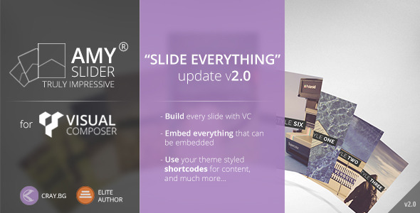 AMY Slider para compositor visual