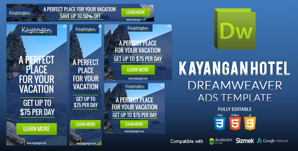 HTML5 Banner Dreamweaver Modelo v1