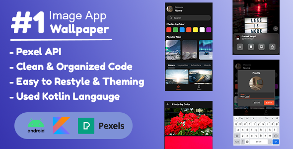 Papel de parede – API Pexel