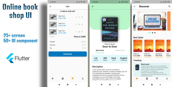 Livros on -line Flutter ui