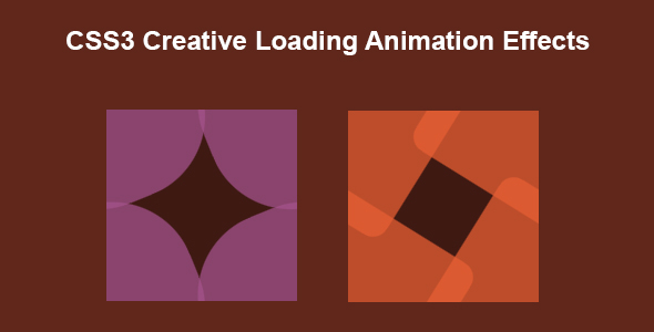 Efeitos de animação CSS3 Creative Loading
