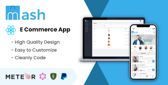 MASH – ECMERmerce React Native App