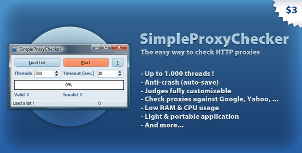 SimpleProxyChecker – A maneira mais fácil de verificar proxies