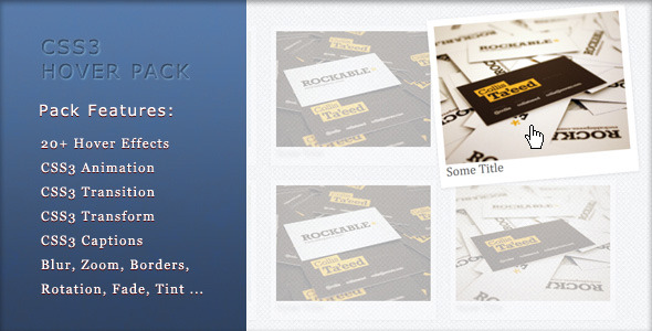 Pacote de hover css3