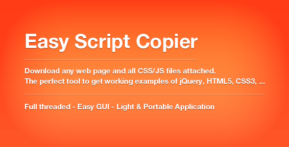 Easy Script Copier – Extraia HTML, CSS e JS!