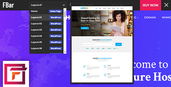 FBAR – plugin de barra de demonstração do WordPress responsivo