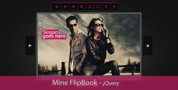 Plugin de jQuery de FlipBook Mine