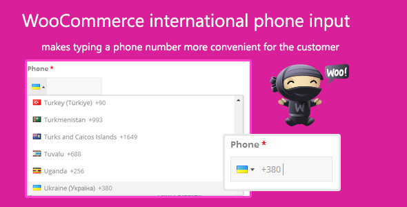 WooCommerce International Telefone