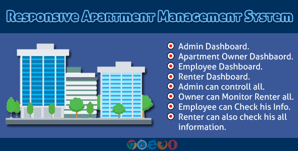 Sistema de gerenciamento de apartamentos responsivos
