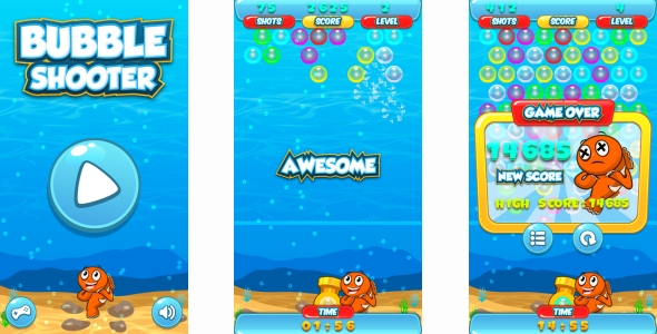 BOILTER SHOOTER – JOGO HTML5 + ANDROID + ADMOB (Construção 3 | Construção 2 | Capx)