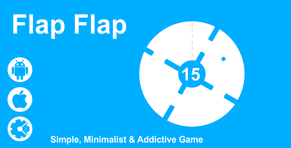 FLAP FLAP – jogo HTML5 simples e minimalista