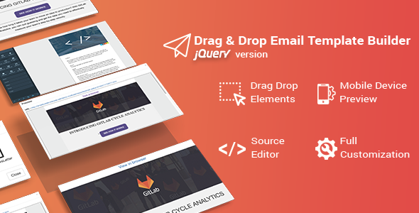 Draw & Drop Email Model Builder para jQuery