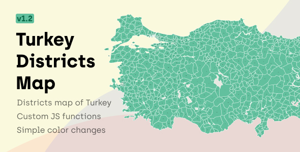 Distrito interativo da Turquia e mapa da cidade [SVG, JS, HTML5]