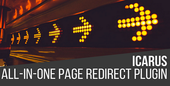 Icarus tudo em uma página Redirecionar plugin para WordPress