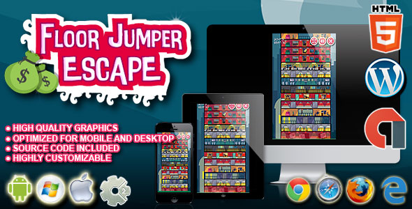 Jumper de piso Escape – HTML5 Construct 2 Skill Game