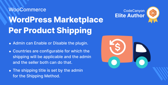 Marketplace por plug -in de remessa de produto para WooCommerce