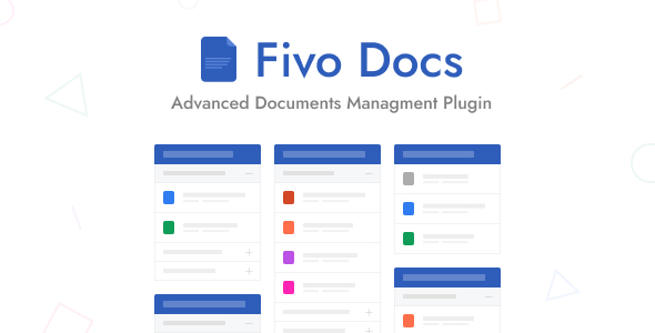 FIVO Docs – WordPress Documents and Anexments Manager