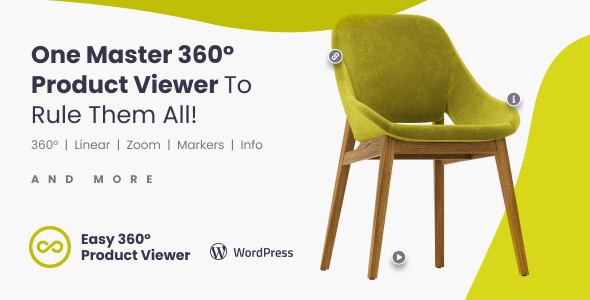 Easy 360 ° Visualizador de produtos WordPress & WooCommerce Plugin