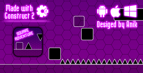 Aventura quadrada – jogo HTML5 (CAPX)