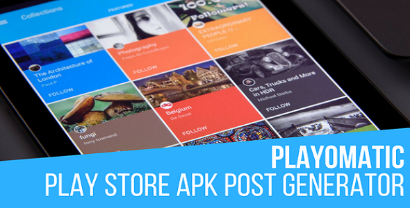 Playomatic – Play Store Automatic Post Gerator Plugin para WordPress
