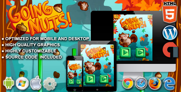 Going Nuts – HTML5 Construct Physics Game