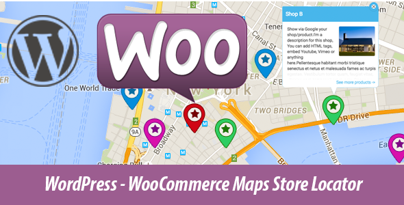 WordPress – WooCommerce Maps Store Locator