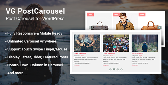 VG Postcarousel – Post Carousel para WordPress