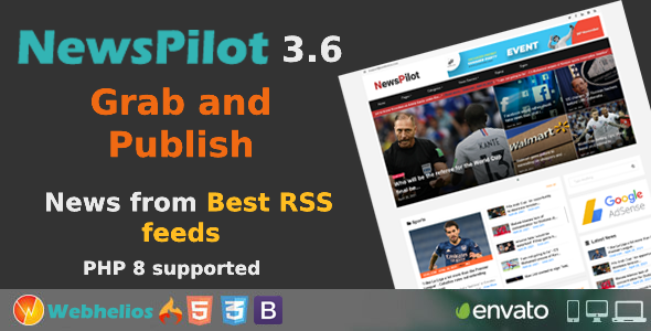 Newspilot – agregador de notícias automático e script