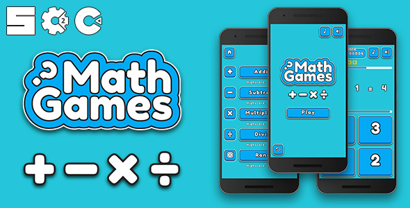 Jogos de Matemática – Questionário de Matemática HTML5 (Construto 2/3)