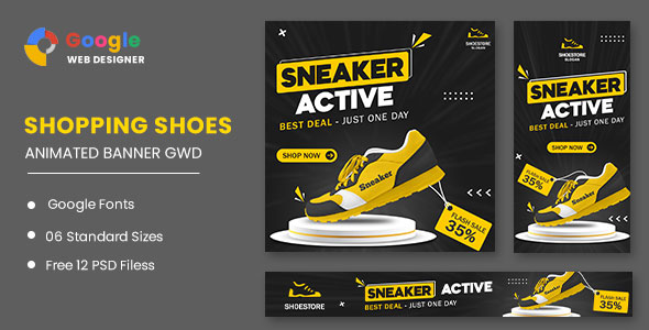 SPORT SHOPS HTML5 BANNER ADS GWD
