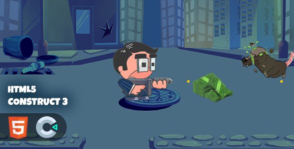 MAFIA Boy Construct 3 HTML5 Game