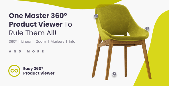 Visualizador de produto Easy 360 °