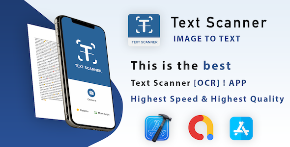 Imagem para texto – OCR Scanner IOS App Code