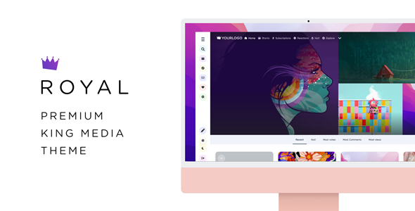 Royal – Viral Magazine Kingmedia tema